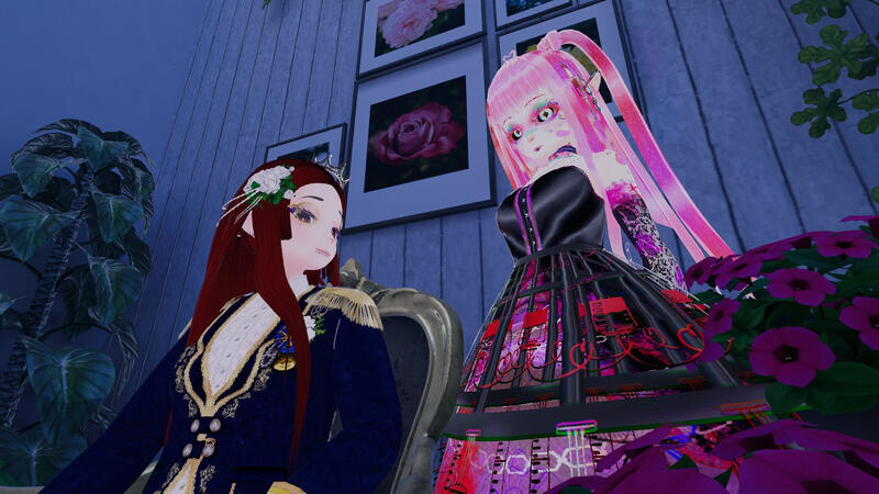VRChat photography session for TinyLyri and KaitoSai